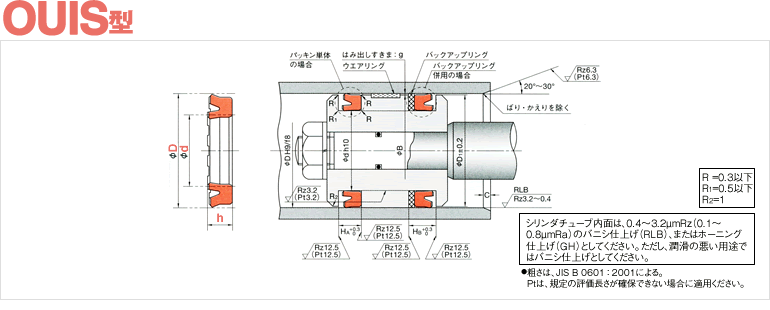 耐熱 | OUIS | ピストンパッキン | オイルシール販売.com【NOK製品専門