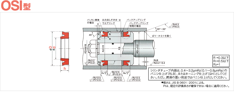 OSI | ピストンパッキン | オイルシール販売.com【NOK製品専門通販